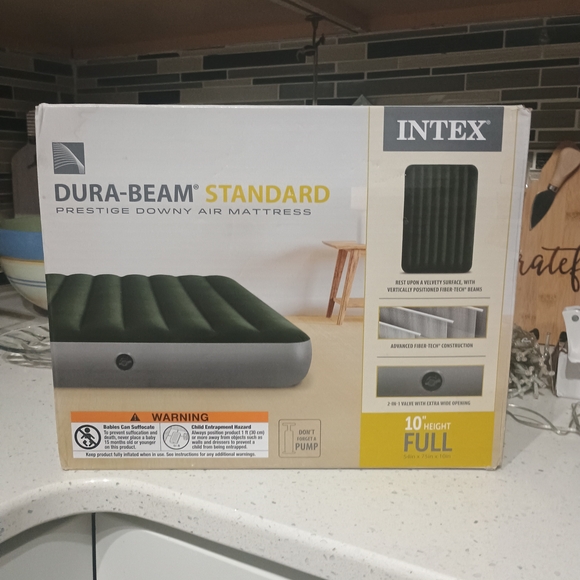 Intex Dura-Beam Standard Air Mattress - Green - Picture 1 of 1